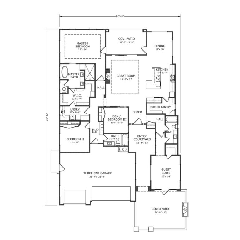 Plan 2328 - Single Story-1 - Cortney Haslem Design