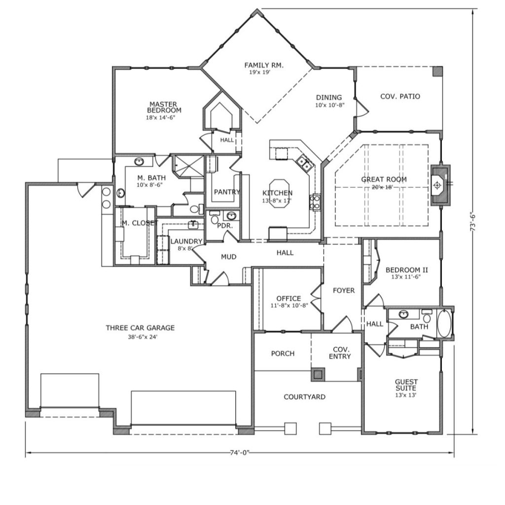 Plan 2560 - Single Story - Cortney Haslem Design