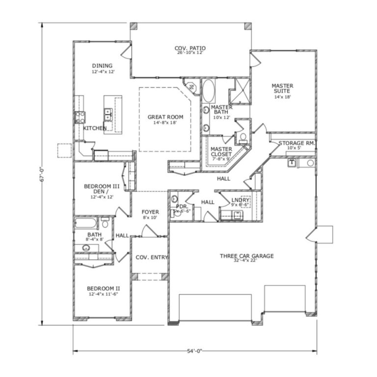 Plan 2066 - Single Story - Cortney Haslem Design