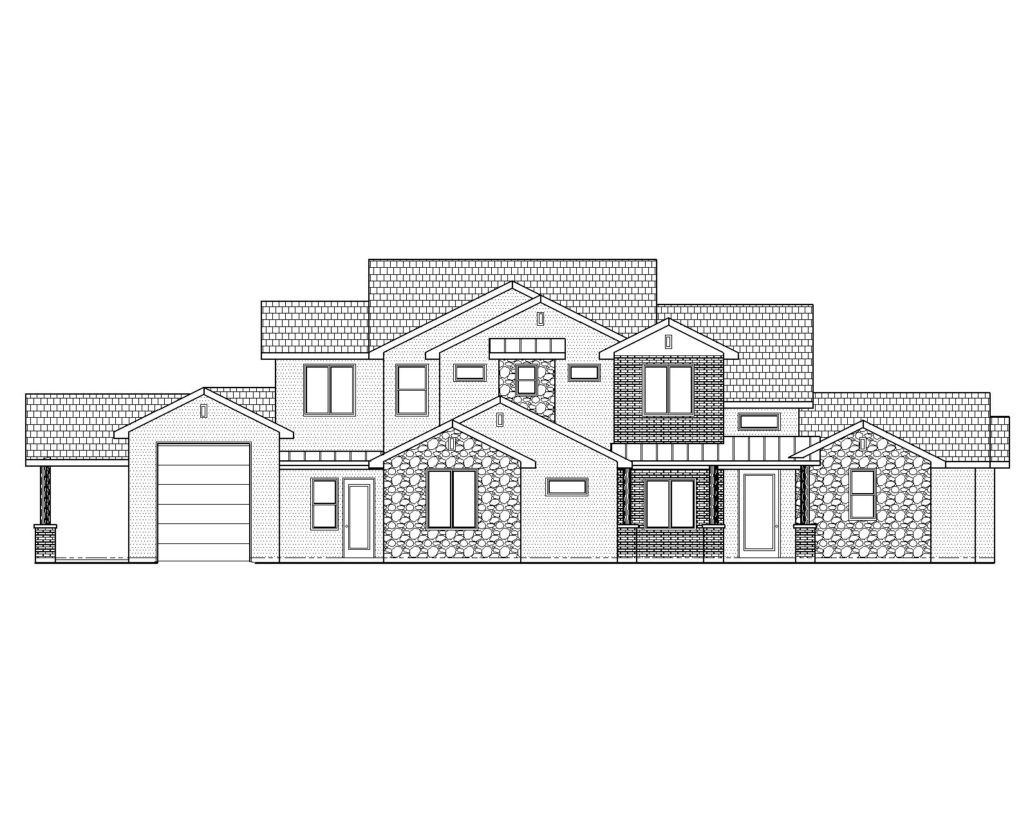 Plan 3570 – Two Story, RV - Cortney Haslem Design
