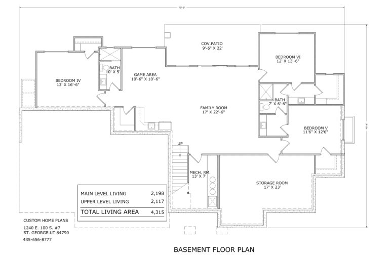 Plan 4315 - Walkout - Cortney Haslem Design